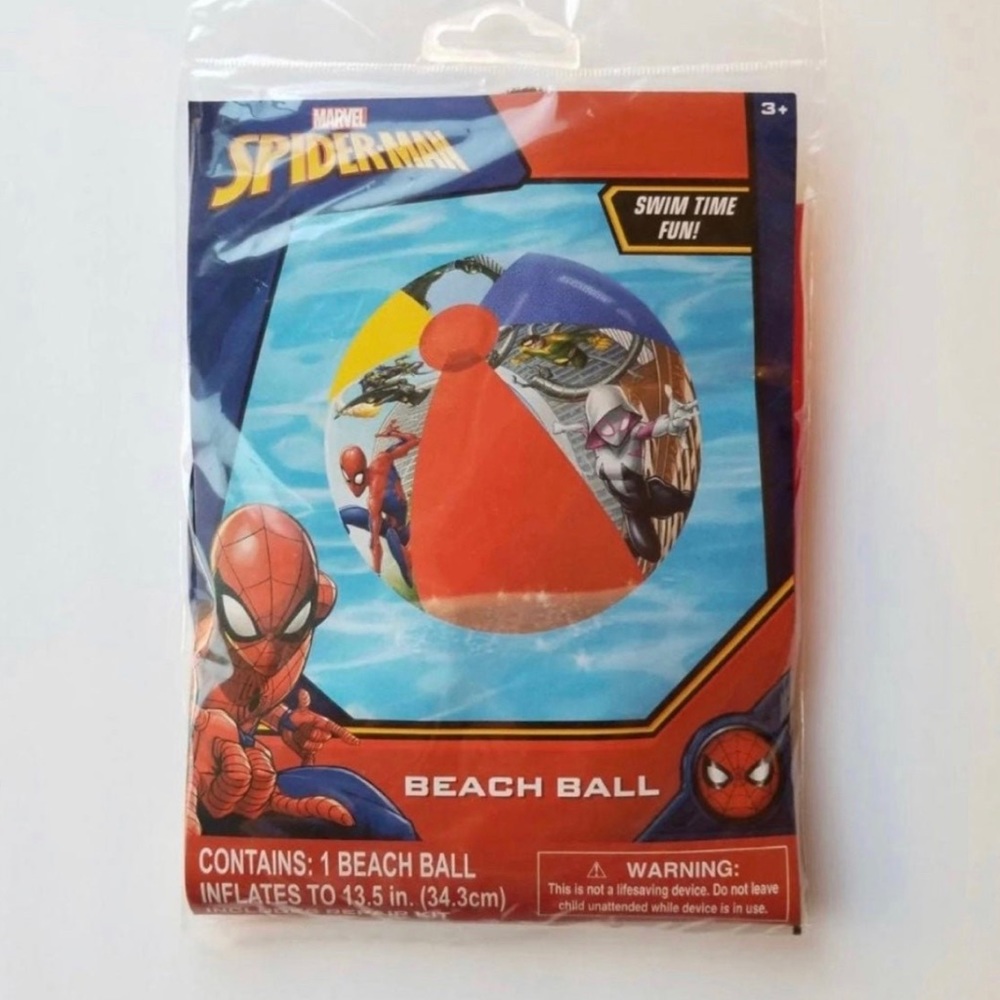 Marvel Spiderman Beach Ball 13.5” inches